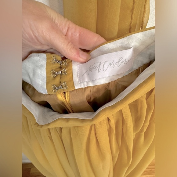 Sweet Caroline Styles Wedding Dress Florence Skirt Marigold & Willow Crop Top 8 - Picture 8 of 11